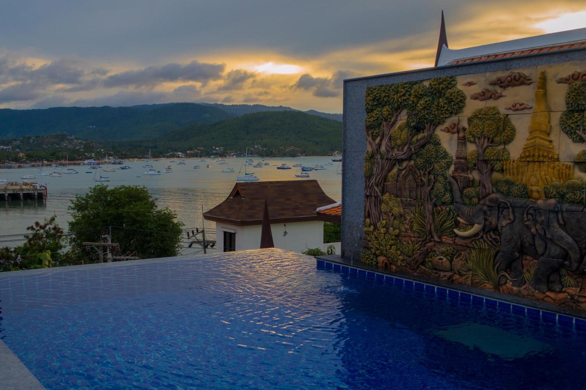 Celebrity Ocean View Villa Samui Bang Rak Beach  Buitenkant foto