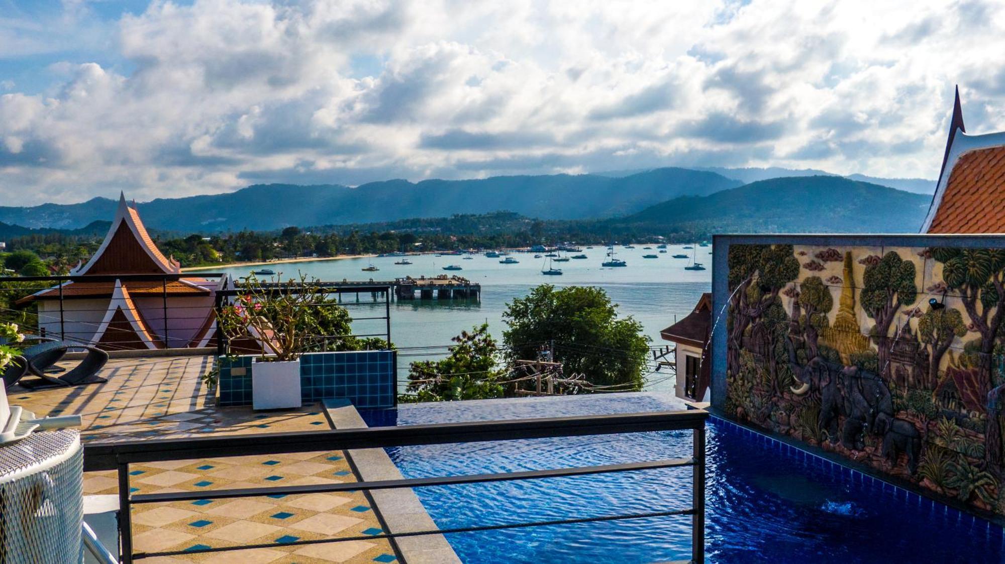 Celebrity Ocean View Villa Samui Bang Rak Beach  Buitenkant foto