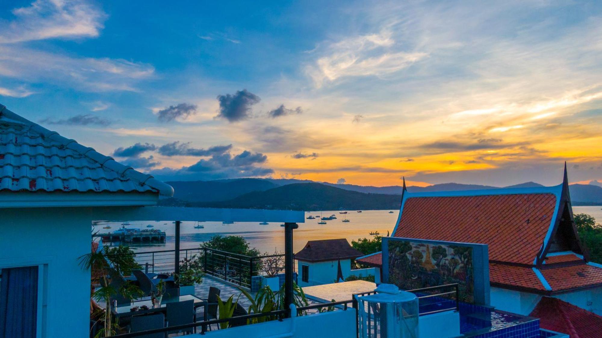 Celebrity Ocean View Villa Samui Bang Rak Beach  Buitenkant foto